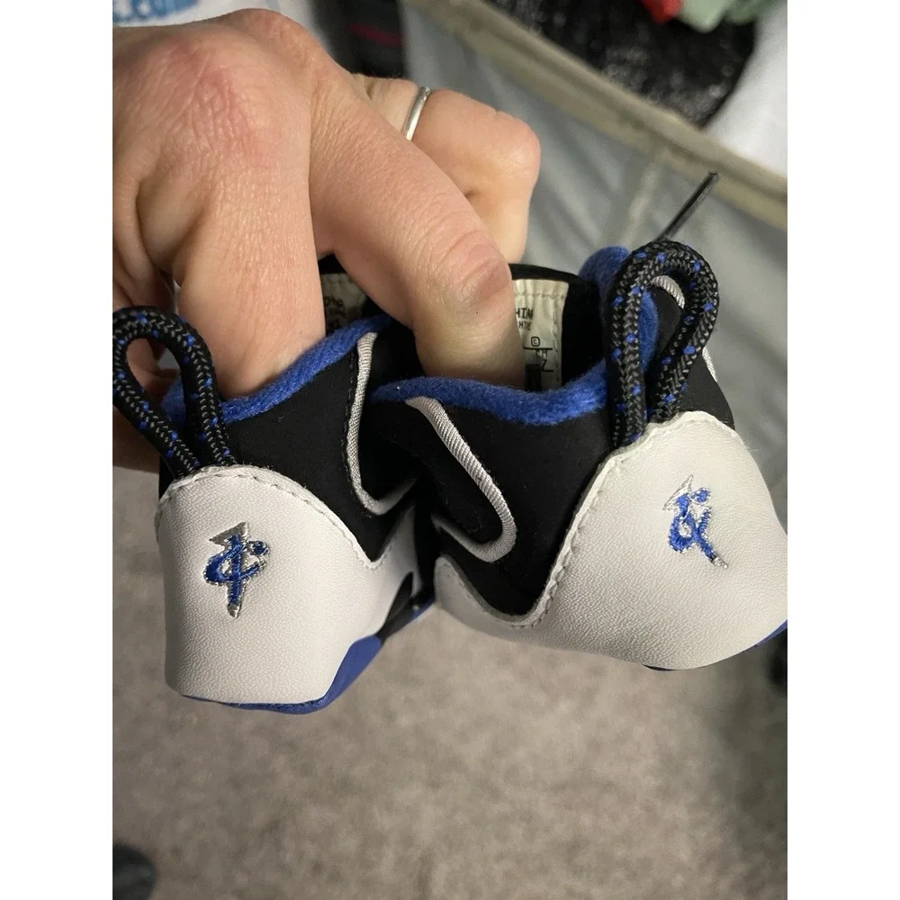 VINTAGE 1990's NIKE PENNY HARDAWAY BABY CRIB SHOES 1C soft bottom